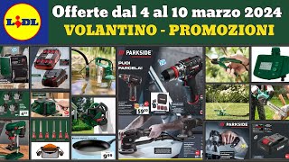 Nuovi arrivi Parkside Performance ✅ volantino LIDL Parkside dal 4 al 10 marzo 🔥 Offerte Silvercrest [upl. by Einnob]