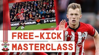 JAMES WARDPROWSE MASTERCLASS  How to score the perfect freekick [upl. by Ettevahs278]