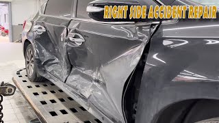 Incredible Repair Techniques Witness Nissan Cars RightSide Collision Transformation [upl. by Manley772]