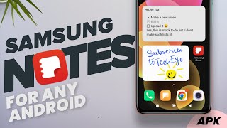 Samsung Notes App For Any Android • New Update From OneUI 51 APK [upl. by Kamillah]