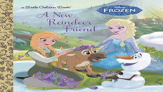 📚 Frozen New Reindeer Friend Disney Frozen Read Aloud Books For Children Bedtime Stories [upl. by Marentic]