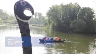 Deense Vikingboot in het preHistorisch Dorp in Eindhoven [upl. by Joane]