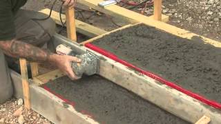 Concrete Step Form Liners Pouring Concrete Steps [upl. by Ynnavoeg]