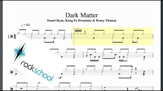 Dark Matter Rockschool Grade 8 Drums [upl. by Eltotsira]