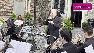 Brassband Bacchus opent seizoen Kasteel van Gaasbeek [upl. by Learsi]