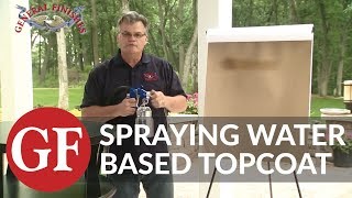 How to Spray Water Based Finishes [upl. by Croft]