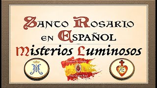 🇪🇸Misterios luminosos Rosario en español mejorado [upl. by Enineg]