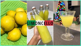 Limoncello fatto in casa  Homemade Limoncello  Ricetta facile per fare il limoncello  shorts [upl. by Mayeda279]