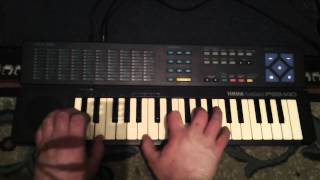 Yamaha PSS140 PortaSound Keyboard Part 12 100 Voices amp Features [upl. by Rusert]