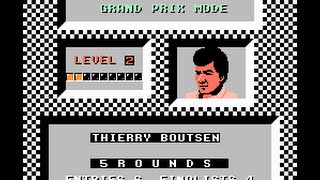 Michael Andrettis World Grand Prix NES  level 2 Boutsen [upl. by Droffig]