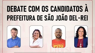 PRIMEIRO DEBATE COM CANDIDATURAS À PREFEITURA DE SJDR 109 [upl. by Nawaj11]