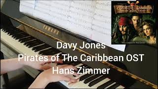 Hans Zimmer  Davy Jones piano Pirates of the Caribbean OST [upl. by Orian]