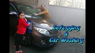 Defogging amp car wash [upl. by Nonnag]