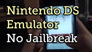 Download amp Play Nintendo DS Game ROMs on Your iPad or iPhone Without Jailbreaking HowTo [upl. by Gabriell773]