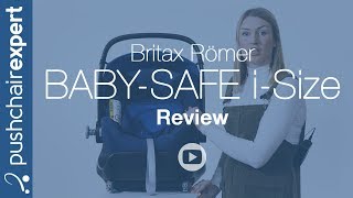 Britax Römer BABYSAFE iSIZE Infant Carrier Up Close Review [upl. by Bright]