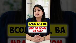 ✅MBA vs MCA vs MCom⁉ Which is better MBA or MCA or MCom in 2024 mba masterprogram mcom viral [upl. by Connell]