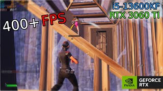 RTX 3060 ti  i513600KF Fortnite Chapter 4 season 3  Ranked  Performance mode 1080p  400 FPS [upl. by Byrann]