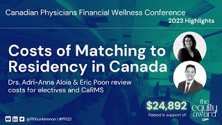 Costs of CaRMS amp Electives  How to Match to Medical Residency in Canada and Not Overpay💰 [upl. by Neirda]