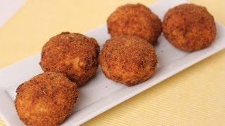 Homemade Rice Balls  Arancini  Recipe  Laura Vitale  Laura in the Kitchen Episode 452 [upl. by Naji707]