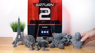 Elegoo Saturn 2  8K Resin 3D Printer  Unbox amp Setup [upl. by Idnas]