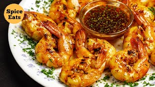 GRILLED SHRIMP RECIPE  PAN GRILLED SHRIMP  SPICY GRILLED SHRIMP [upl. by Ian488]