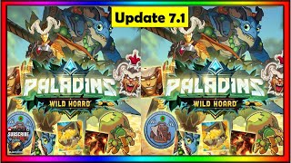 Paladins 71 Wild Hoard Update  New Event pass New Skins New Maps and more [upl. by Rusty]