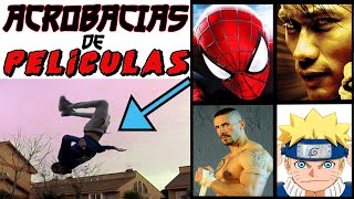 🟣 Hago las ACROBACIAS de 8 PELÍCULAS y SERIES Spiderman Cobra kai Naruto Kill Bill Tony Jaa [upl. by Aramoiz163]