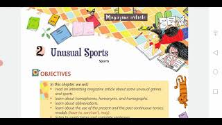 Class 5 Chapter 2 Unusual Sports Explanation [upl. by Neom680]