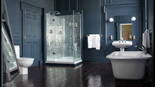 Dark Master Luxury Bathrooms l Bathroom Decorating Ideas l Small Bathroom Ideas [upl. by Anyaled]