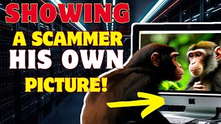 SCAMMER REACTS TO SEEING HIS OWN PICTURE [upl. by Ocnarfnaig683]