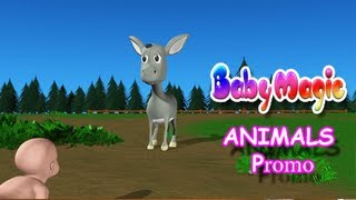 Learning first words  Baby Magic Animals Promo [upl. by Ylrak952]