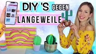 DIYs gegen LANGEWEILE 80 😑 einfache DIY Ideen für Zuhause ✨ gegen Langeweile  Cali Kessy [upl. by Ayanad]