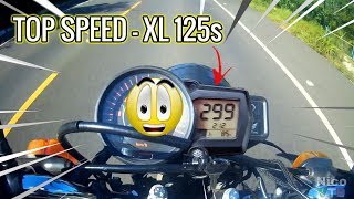 HONDA XL 125s  TOP SPEED NA BR  ATÉ QUANTO CHEGOU [upl. by Ykcul]