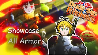 All Armors Showcase Deadly Sins Retribution [upl. by Adnwahsal]