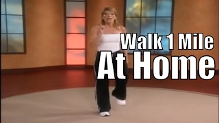 1 Mile In Home Walk  Walking Workout Videos [upl. by Noned]