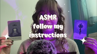 ASMR follow my instructions [upl. by Ragse]