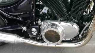 VS 1400 Intruder with motogadget motoscope  munit  mlock amp clutch cover  custom build [upl. by Frasier]