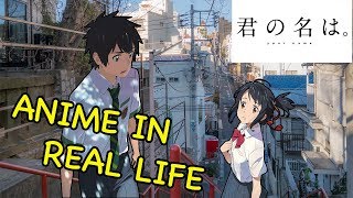 Your Name Kimi no Na wa Scenes In Real Life [upl. by Arlette]