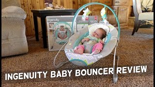 Ingenuity Automatic Baby Bouncer Product Review [upl. by Haleak]