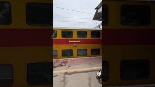 Aise dikhti hai Double Decker Trains shorts [upl. by Cheung]