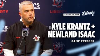 Kyle Krantz amp Newland Isaac Give An Update On Fall Camp [upl. by Enrobialc313]