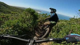 Devil Slide Trail in Pacifica Mountain Biking [upl. by Lertnom]