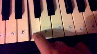 alton towers theme tune on keyboard notes in the description [upl. by Ennovi]