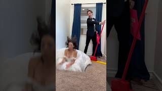 Bride falls thru the floor 😱 [upl. by Elumas]