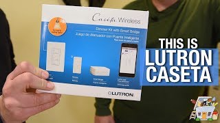 Lutron Caseta Smart Home Lighting Introduction  HANDYGUYS TV [upl. by Inittirb111]