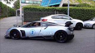 Pagani Huayra BC Sound Nr 2 of 20 on road [upl. by Nasas]