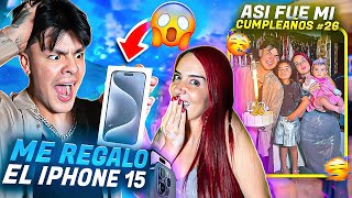 ADRI ME REGALA EL IPHONE 15 DE CUMPLEAÑOS😱🎂 [upl. by Nolra]