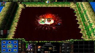 Warcraft 3  Custom Hero Survival v26c  Health Bar ON [upl. by Inig]