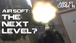 AIRSOFT THE NEXT LEVEL → New Battle Simulation Glock 17 Blank Firing MILES Simulation Technology [upl. by Nuawed]