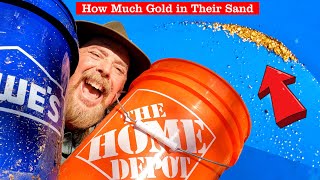 I Bought 100 of Sand from Home Depot and Lowes to Look for Gold [upl. by Gaven878]